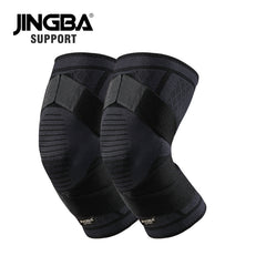 Jingba Knee Support | JINGBA SUPPORT knee sleeves are featured with special 3D knitting technology that is effective in providing stable pressures to stabilise and support your knee; The braces also keep your knee warm and reduces stiffness; they are the best companion for your workouts and daily activities